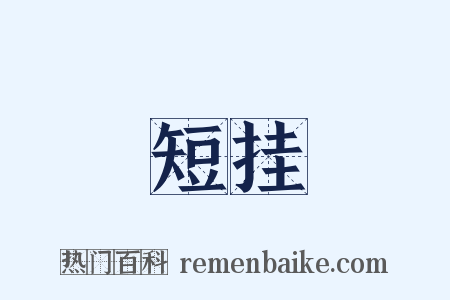 短挂是什么意思的图片